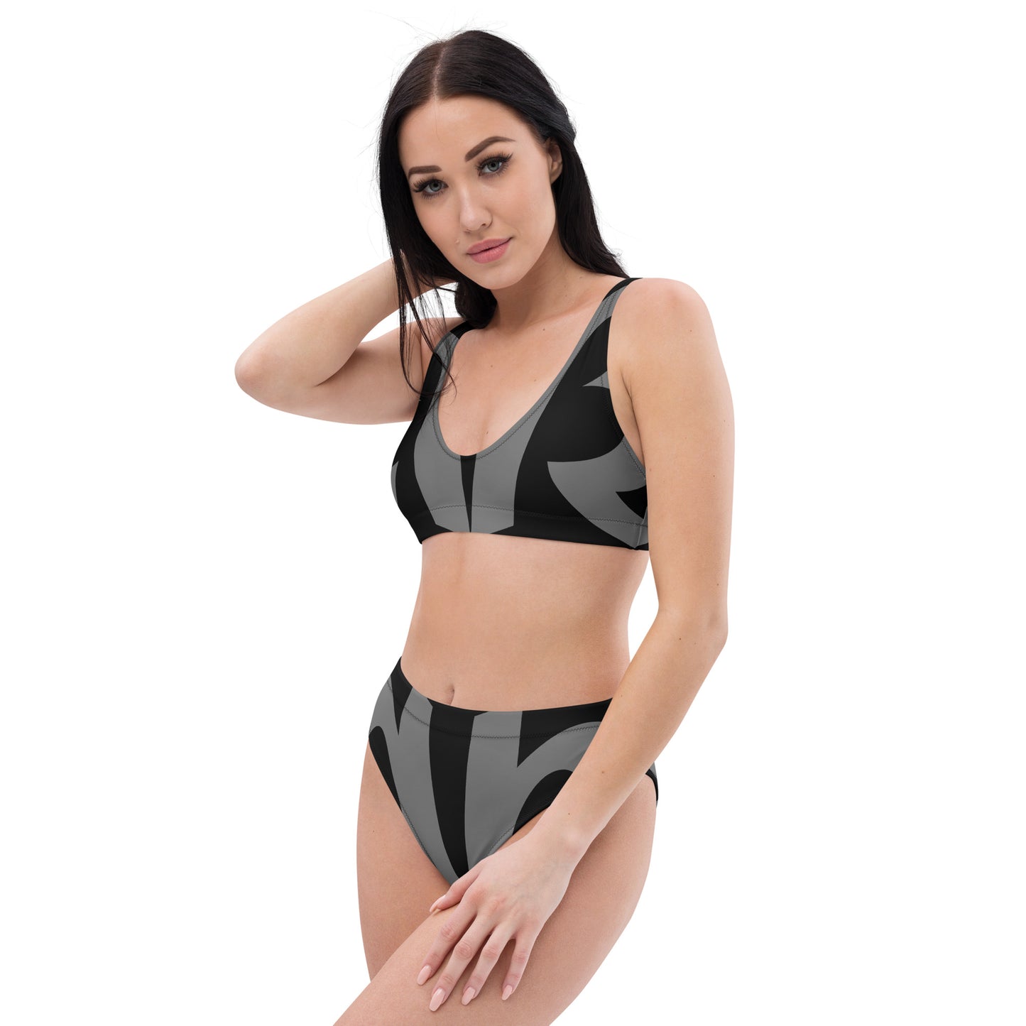 Recycled high-waisted bikini