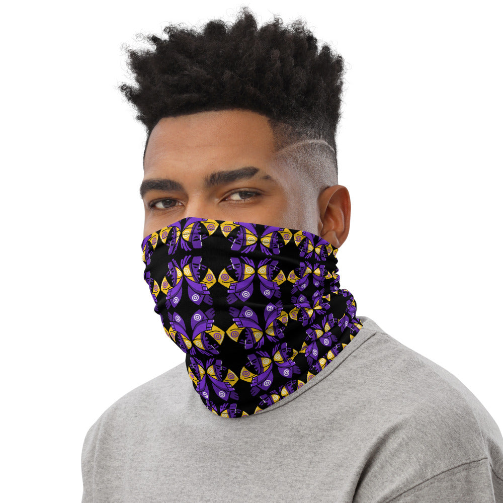 Sleeping Manga Design Neck Gaiter