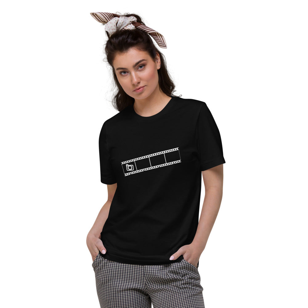 Film Photography B/W - Unisex Organic Cotton T-Shirt - RealBigEnvelope