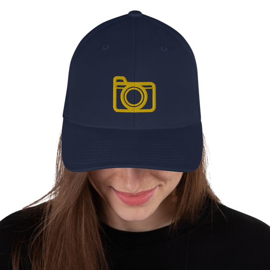 Camera Logo - Structured Twill Cap - RealBigEnvelope