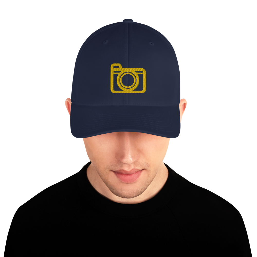 Camera Logo - Structured Twill Cap - RealBigEnvelope