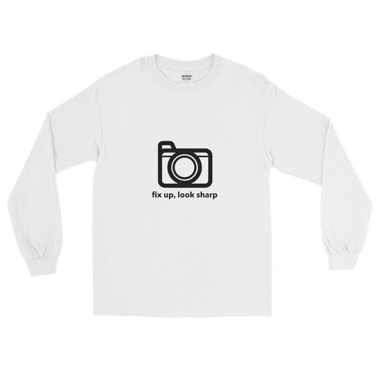 Fix up, Look Sharp Print, Long Sleeve T-Shirt - RealBigEnvelope