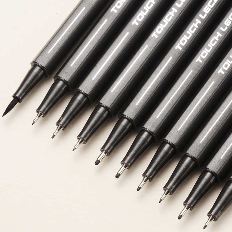10Pcs/set Pigment Liner Micron Ink Marker Pen 0.05 0.1 0.2 0.3 0.4 0.5 –  Heart & Pencil