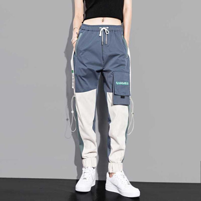 Hot Big Pockets Cargo pants women High Waist Loose Streetwear pants Baggy Tactical Trouser hip hop high quality joggers pants
