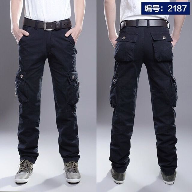 Side Zipper Pockets Cargo Harem Joggers Pants Men 2021 Tactical Casual Harajuku Streetwear Sweatpant Trousers Male Pants baggy