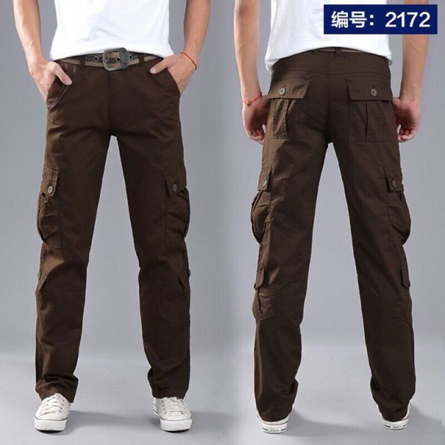 Side Zipper Pockets Cargo Harem Joggers Pants Men 2021 Tactical Casual Harajuku Streetwear Sweatpant Trousers Male Pants baggy