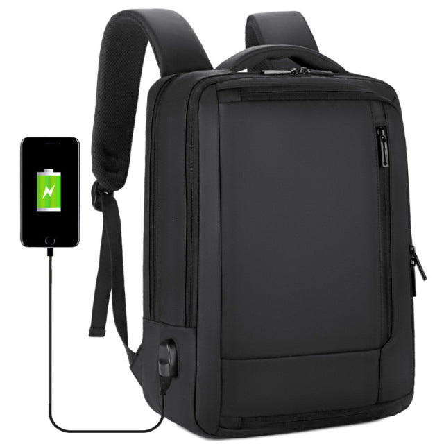 Multifunction anti-theft, waterproof, USB Charging backpack with 14 -15.6 built in Laptop compartment.