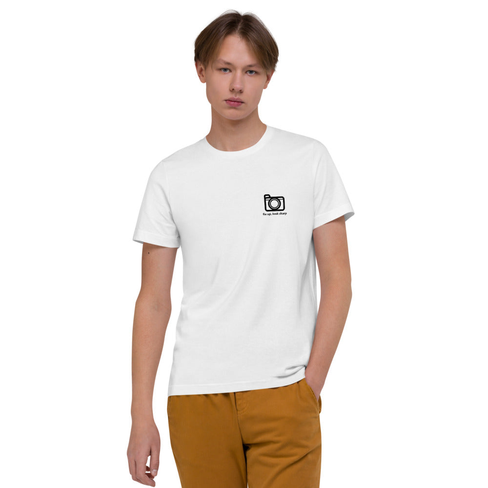 Camera Logo - Unisex Organic Cotton T-Shirt - RealBigEnvelope