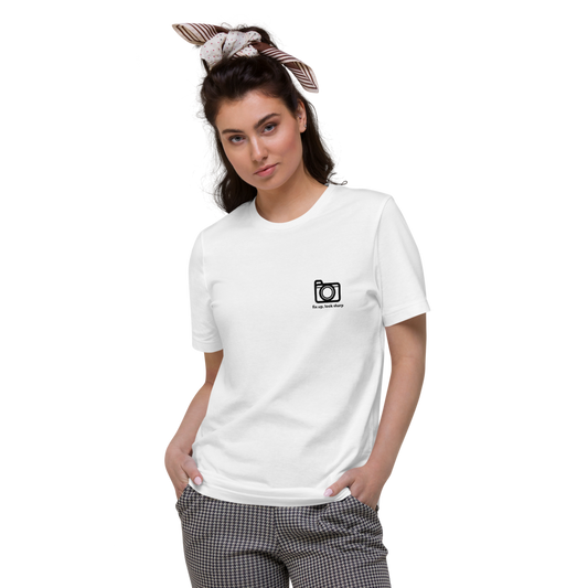 Camera Logo Unisex Organic Cotton T-Shirt - RealBigEnvelope