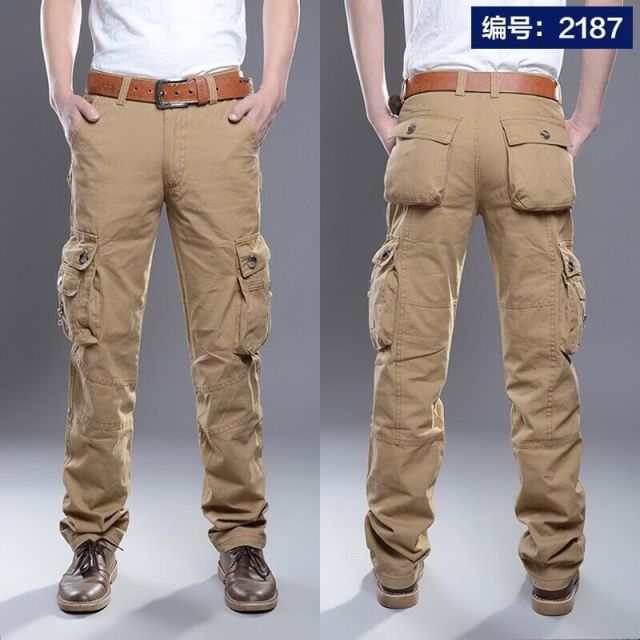 Side Zipper Pockets Cargo Harem Joggers Pants Men 2021 Tactical Casual Harajuku Streetwear Sweatpant Trousers Male Pants baggy